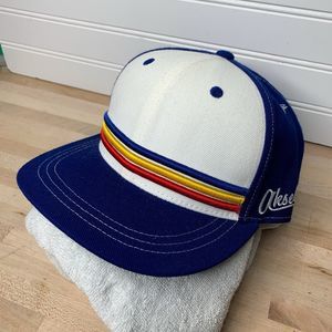 Aksels Colorado 3D Embroidered Stripes Snapback Cap Mens Flat Bill Hat One Size